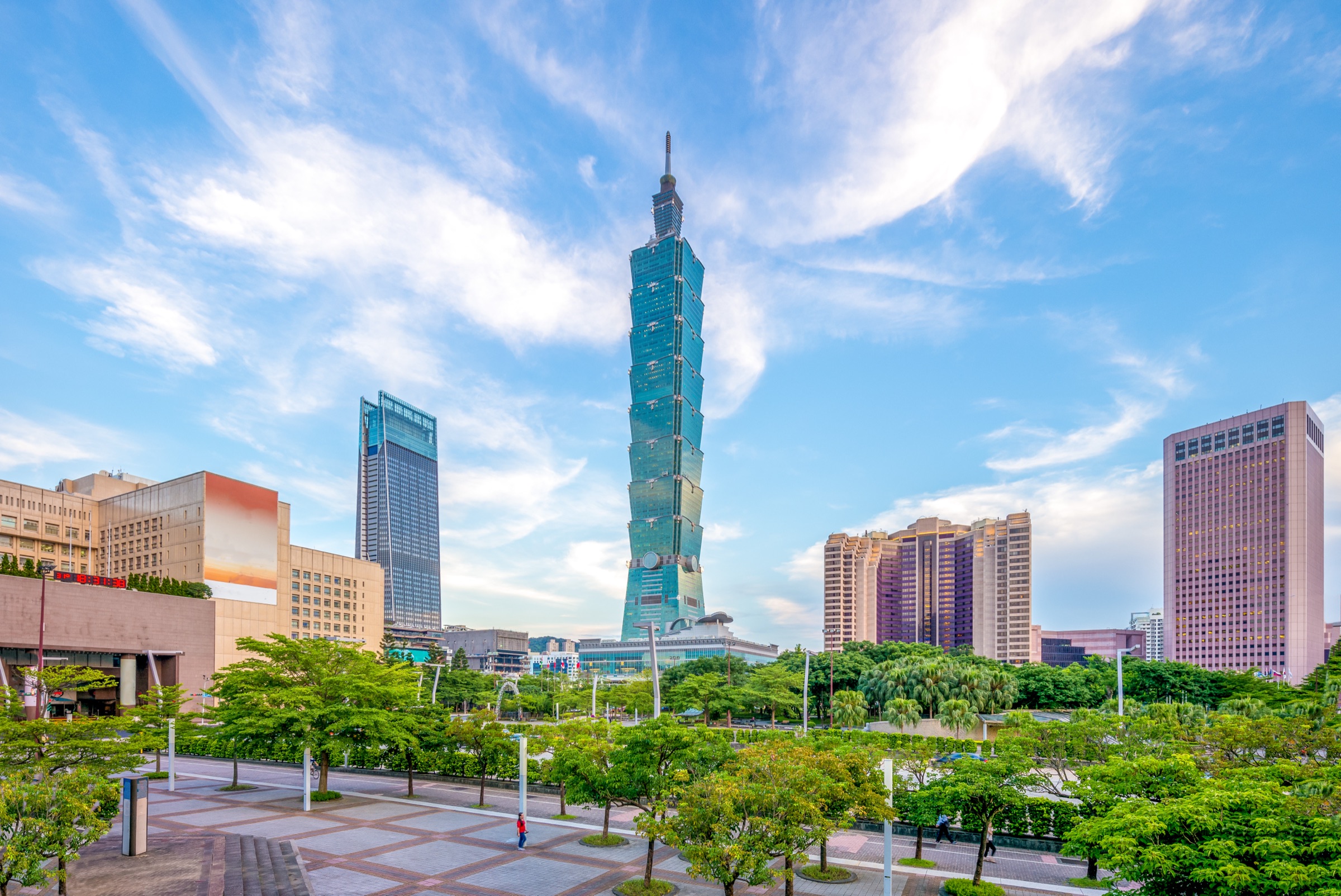 Taipei skyline — your bridge to Taiwan manufacturing